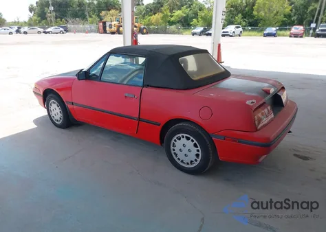 1993 Mercury Capri из США, поврежденный, VIN 6MPCT01Z8P8640785
